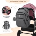 thumbnail image 6 of UKEIN Diaper Bag Backpack, Multi Function Baby Diaper Bag with Changing Pad, Pacifier Holder, Waterproof Diaper Bag with USB Charging Port, Baby Bag for Boys Girls, 6 of 8