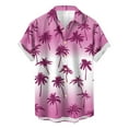 thumbnail image 2 of SOOMLON Mens Hawaiian Shirts Short Sleeve Casual Button Down Tropical Beach Shirt Vacation Shirt 4XL, 2 of 3