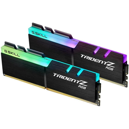 G.SKILL TridentZ RGB Series 32GB (2 x 16GB) 288-Pin PC RAM DDR4 3600 (PC4 28800) Desktop Memory Model F4-3600C18D-32GTZR