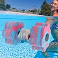 thumbnail image 2 of Floating Barbell Water Dumbbell, Aquatic Resistance Exercise Equipment, Colorful Design, Adjustable Weight + Ergonomic Grip, Home Gym, Swimming, Water Aerobics, Pool Workouts, Fitness UKHBMC, 2 of 7