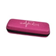 thumbnail image 3 of GUOOL Stethoscope Carrying Case Accessories Travel Case EVA Container with Inner Mesh Pink White Pattern, 3 of 9