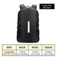 thumbnail image 7 of Reflective Backpack Rain Cover - Waterproof Nylon Cover with Reflective Strips for Cycling/Hiking/Travel, Quick-Drying Universal Backpack Protector, 7 of 7