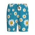 thumbnail image 6 of Daiia Daisies Flowers Mens Woven Stretch Pajama Short,Short Pajama Pants-X-Large, 6 of 7