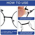 thumbnail image 4 of 10 pares de gafas antideslizantes para gafas, almohadillas de silicona para la nariz, almohadillas para la nariz, fundas protectoras antideslizantes para gafas, almohadillas para la nariz (b, 4 of 5