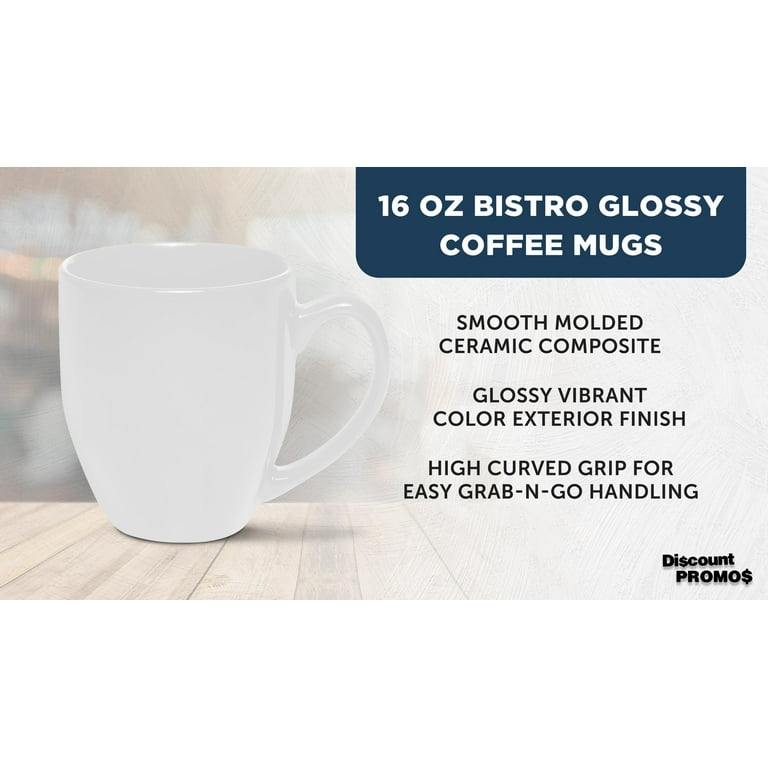 Large Coffee Cups 16 oz. Set of 10, Bulk Pack - Perfect for Tea, Espresso,  Cappuccino, Hot Cocoa - White - Walmart.com