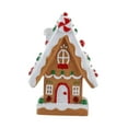 thumbnail image 2 of HILABEE Christmas Gingerbread House Village House for Holiday Fireplace Scene Layout Style C, 2 of 8