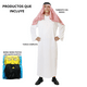 thumbnail image 3 of Disfraz Jeque Arabe Clasico Fx Costumes para Adulto Hombre Talla Chica, 3 of 5