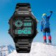 thumbnail image 5 of Reloj digital resistente al agua de 50 m con retroiluminación LED de hora dual para hombres y mujeres JShteea El nuevo, 5 of 9