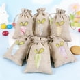 thumbnail image 6 of QuanTara Easter Carrot Treat Bag, 9.06x9.06x4.72in Felt Candy Pouch for Egg Hunts, Reusable Orange Carrot Shape Party Favors & Spring Decor, Set of 1, 6 of 6