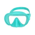 thumbnail image 2 of Máscara de buceo con esnórquel, gafas antivaho, visión amplia, profesional, portátil, con protector nasal, para natación, para mujeres, hombres, Verde, 2 of 8