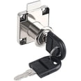 thumbnail image 1 of 4 PCS Cam Cabinet Locks with Keys for Cabinet Doors, Cabinets, Office Drawer Locks Furniture, 1 of 4