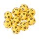 thumbnail image 1 of 10 dados acrílicos opacos de 16 caras d16 de 14 mm para juegos de rol Amarillo, 1 of 7