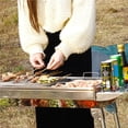 thumbnail image 3 of facefd Barbecue Grill Cooking Tools Portable Barbecue Plate Tray Outdoor Grill Tools, 3 of 8