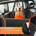 thumbnail image 2 of Elevate Your Dog's Comfort: Supports 400lb+, Hard Bottom-Detachable, Waterproof Dog Car Seat Cover, Dog Hammock for Car, Pet Backseat Protector, Thickened PP Hollow Board Plate, 2 of 5
