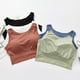 thumbnail image 2 of Sonducket Camiseta sin mangas elástica transpirable para el pecho, carpeta de cuello redondo, carpetas de pecho seco para mujer, para correr, Prendas para la parte del cuerpo Verde, 2 of 6