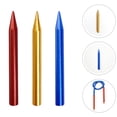 thumbnail image 3 of 3Pcs DIY Knitting Needle Handcrafted Weaving Tool Fine Stainless Steel Knitting Tool Knitting Accessory, 3 of 8