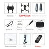 1111Fourone Folding Drone Four-axis RC WiFi Quadcopter Kids Remote Control Fixed Height Airplane Toy, 720P