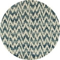 thumbnail image 1 of Art Carpet 25351 5 ft. Troy Collection Static Woven Round Area Rug, Blue, 1 of 1