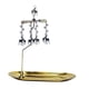 thumbnail image 1 of Portavelas giratorio de metal con forma de carrusel para velas de té, ideal para bodas y eventos. Ciervo de nieve, 1 of 9