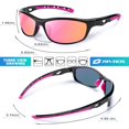 thumbnail image 3 of Gafas de sol RIVBOS RB833 Polarized TR90 con montura irrompible, 3 of 6