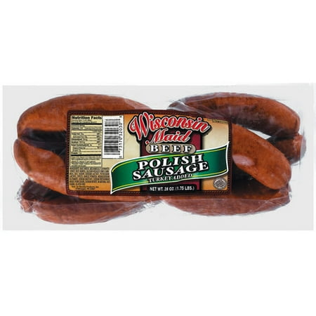 Wisconsin Maid Beef Polish Sausage, 28 oz