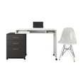 thumbnail image 2 of Essentials 2 Piece Home Office Set, White & Truffle, 2 of 11