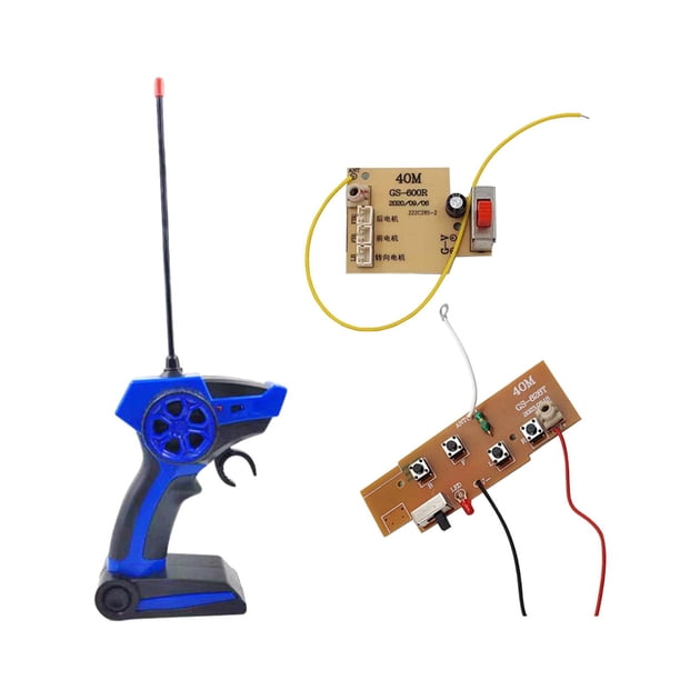 Placa transmisora y receptora con control remoto, módulo de circuito RC, 4 canales para coche RC, repuestos, accesorios