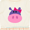 thumbnail image 4 of Inktastic Girl Hippo Girls Toddler Dress, 4 of 5