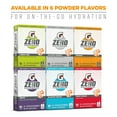 thumbnail image 6 of Gatorade G Zero Sports Drink Glacier Freeze, Powdered Energy Drink Mix, 0.10 oz,  10 Count Packets, 6 of 6