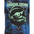 thumbnail image 5 of Star Wars Baby Yoda Men's & Big Men's Tie-Dye & Cloud Wash Graphic T-Shirts, 2-Pack, Sizes S-3XL, 5 of 6