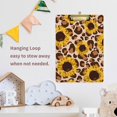 thumbnail image 5 of FMSHPON Sunflower Leopard Cute Clipboard Hardboard Wood Nursing Clip Board and Pull for Standard A4 Letter 13x9 inches, 5 of 5