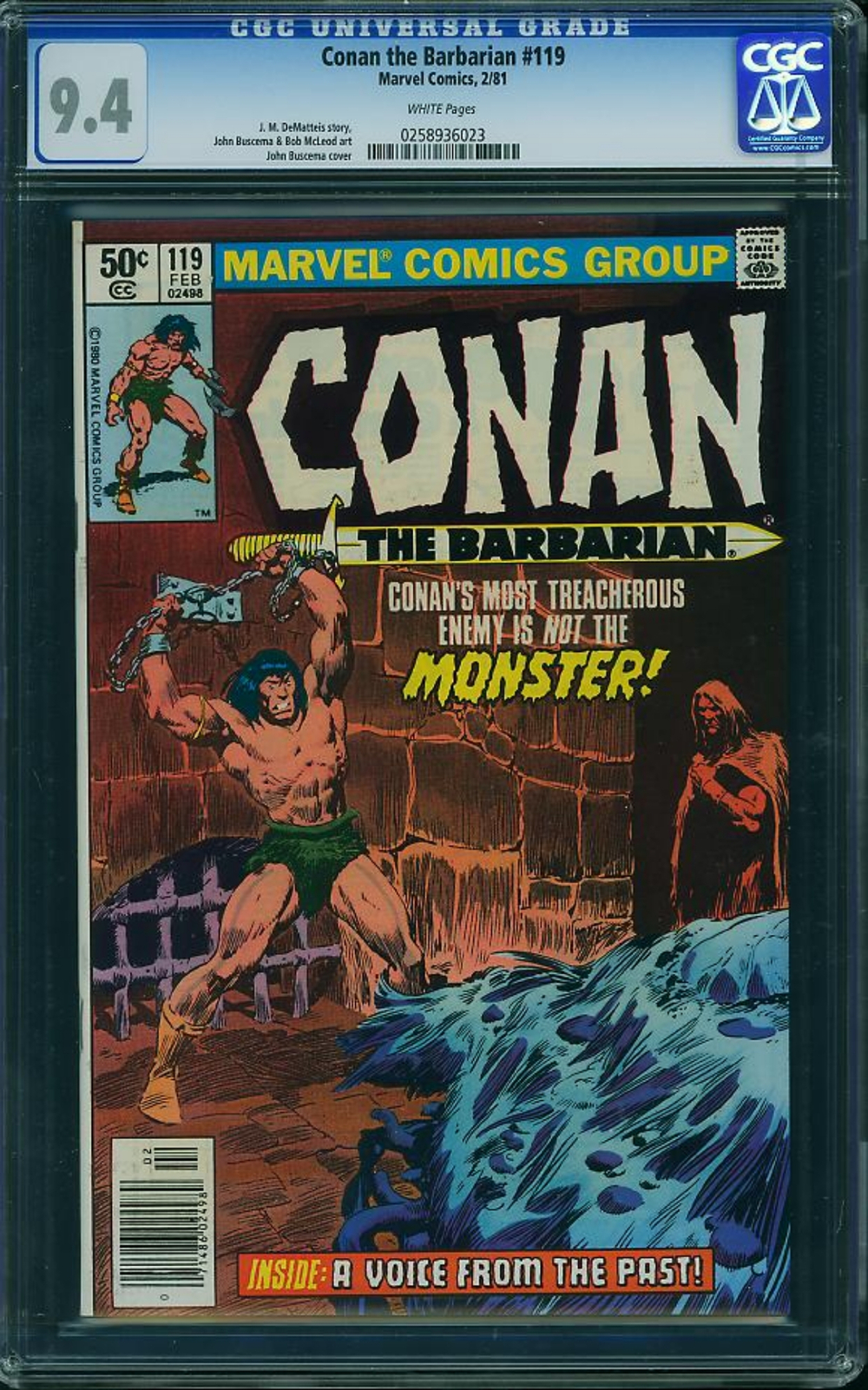 Cover of Conan the Barbarian #119