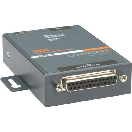 Lantronix UDS1100 - One Port Serial (RS232/ RS422/ RS485) to IP Ethernet Device Server - UL864, US Domestic (Best Dns Server Ip Address)