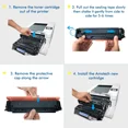 thumbnail image 4 of 201X CF400X 6-Pack Compatible Toner Cartridge for HP 201X CF400X LaserJet Pro M252dw M252n M277dw M277n M274n M277c6 Printer (3*Black,Cyan,Magenta,Yellow), 4 of 7