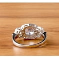 thumbnail image 4 of Vintage Art Deco Diamond Ring, Edwardian Retro Ring, Antique Milgrain Ring, 925 Sterling Silver, 2.4 Ct Simulated Diamond, Wedding Anniversary Gifts For Wife, 4 of 5