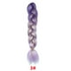 thumbnail image 2 of Xihbxyly Trenza de Seda Dorada Brillante, Extensión de Cabello con Brillo, Estilo Trenzado Diy, Regalo para Ella, 24 Pulgadas, 10 Colores Disponibles, 2 of 4