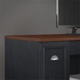 thumbnail image 4 of Kingfisher Lane L-Shaped Wood Computer Desk in Black, 4 of 6