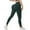 Green, variant on Yoga Pants for Women Athletic Wear Tight Fitting Quick Dry Straight Leg High Waist Womens Sport Clothes Gray Size S