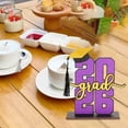 thumbnail image 4 of 2026 Graduation Party Decorations Setting Wooden "Congratulations On Graduation" Sign Suitable for Tiered Trays High School and College Party Decoration, 4 of 8