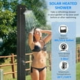 thumbnail image 4 of Outsunny Solar Heated Shower with Free-Rotating Shower Head, 7 FT, 4 of 10