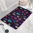 thumbnail image 3 of Mystical Halloween Pattern Flannel Non Slip Door Rugs,Washable Door Mats Indoor,Decorative Door Mats,Dirt-Resistant and Absorbent Doormat for Entrance,Bedroom,Kitchen,Bathroom,23.5x16in(60x40cm), 3 of 5