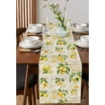 thumbnail image 4 of nqOlkjepod Summer Lemons Table Runner 120 Inches Long Farmhouse Dress Scarves, Retro Farmhouse Botanical Fruit Leaves Dining Tablerunner for Coffee Table/Kitchen Island/Party Décor, 13" x 120", 4 of 8