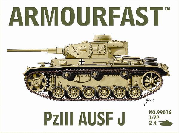 Armourfast 1:72-99003 Pz.Kpfw.III Medium Tank 