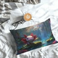 thumbnail image 5 of Naloa Pond Cute Axolotl Pillow Covers, Throw Pillow Case Cushion Covers,Cushion for Bedroom,Couch,Home-14"x20", 5 of 6
