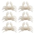 thumbnail image 2 of 6 UNIDS Señuelos Artificiales Shamjiam Cangrejo Suave Camarones Cebo Blanco, 2 of 9