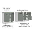 thumbnail image 4 of Cocina Integral Completa Modular Madesa Agata Con Pia 200cm BG, 4 of 5