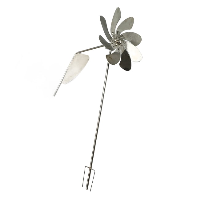 Estaca Giratoria de viento ANGGREK molino de viento de Metal Para exteriores Decorativo A Prueba de herrumbre Rotación de 360 grados