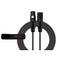 thumbnail image 1 of Cable de micrófono KIRLIN MPC-270PB-25 XLR de 3 pines macho a hembra, 1 of 3