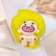thumbnail image 1 of Muñeco decorativo Hugo juguete de peluche colección suave llavero de adorno de dibujos animados amarillo, 1 of 10