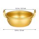 thumbnail image 2 of NUOLUX Bowl De Aluminio Dorado Ligero Y Resistente Para Uso En Cocina Y Restaurante, 2 of 8